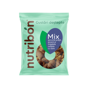 Roasted corn mix, spicy and salted baked almonds 50g