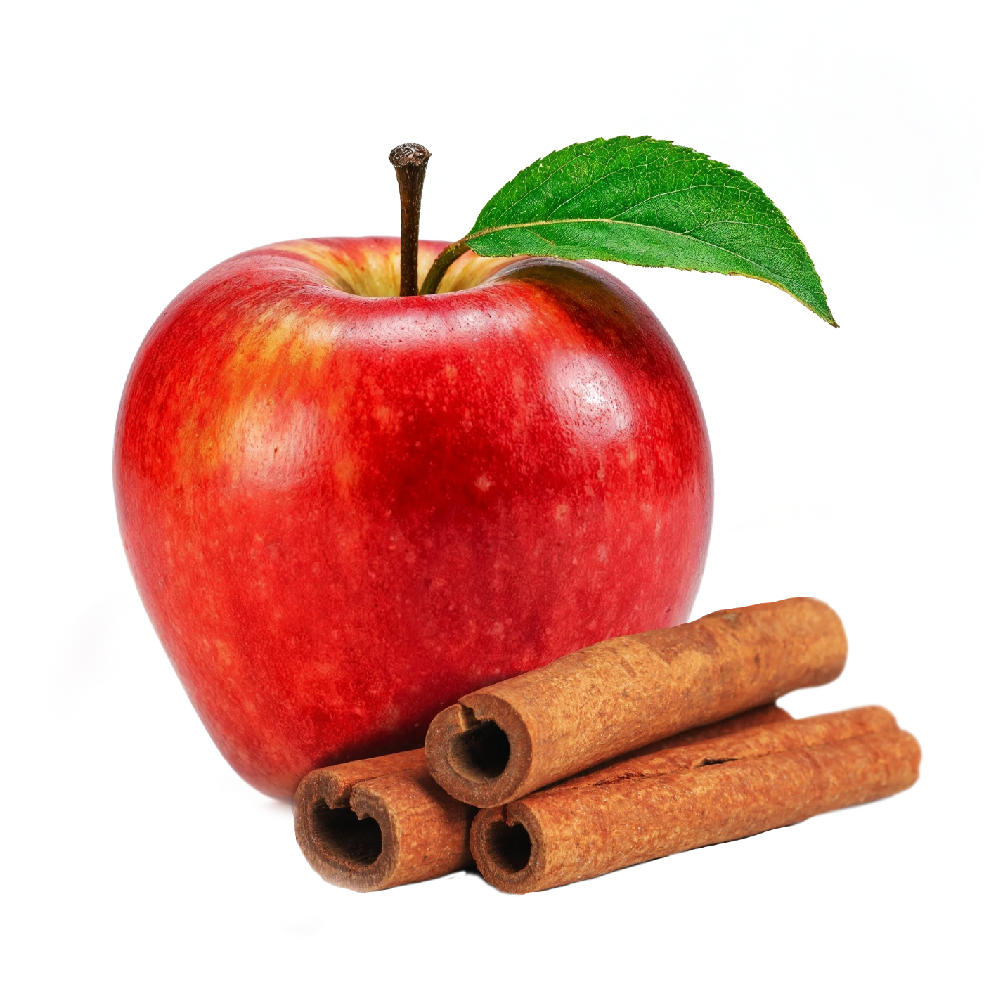 Măr și batoane de scorțișoară
